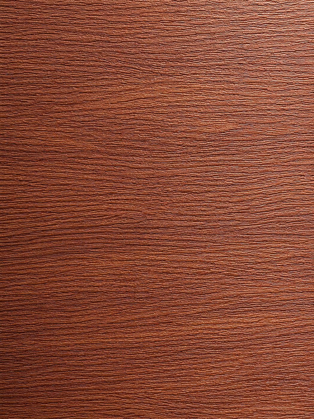 Detajl materiala Acero z izrazito lesno teksturo, ki posnema videz naravnega lesa na platnicah menija.